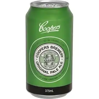 Dan Murphy's Coopers original pale ale cans 375ml offer