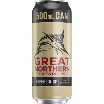 Dan Murphy's Great northern brewing co. super crisp lager can 500ml offer