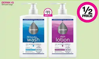 Priceline Derma iq skincare range offer