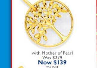 With mother of pearl