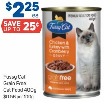 Foodland Fussy Cat Grain Free Cat Food 400 g offer