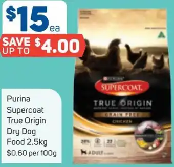 Foodland Purina Supercoat True Origin Dry Dog Food 2.5 kg offer
