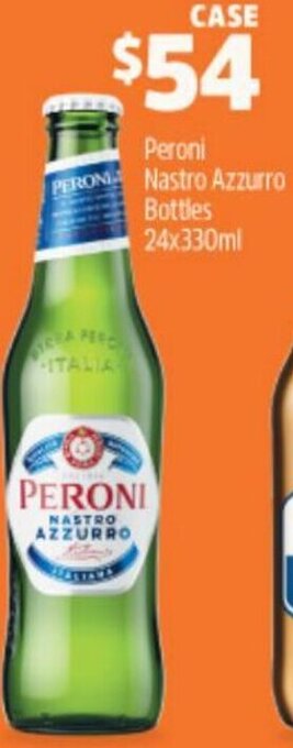 Peroni Nastro Azzurro Bottles 24x330ml