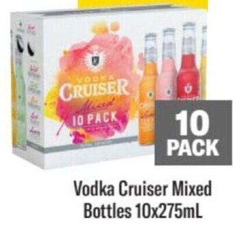 Liquorland Vodka Cruiser Mixed Bottles 10x275ml offer