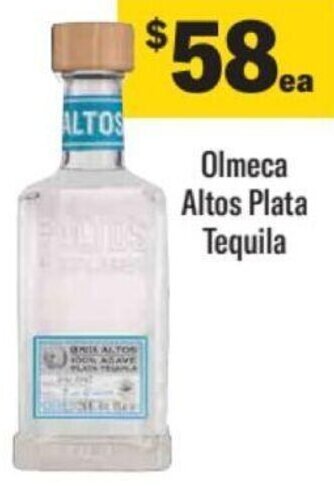 Liquorland Olmeca Altos Plata Tequila offer
