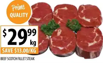 Supabarn Beef Scotch Fillet Steak offer