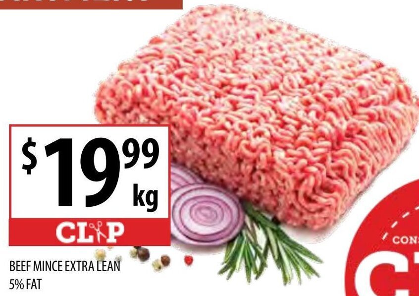Beef Mince Extra Lean 5 Fat offer at Supabarn