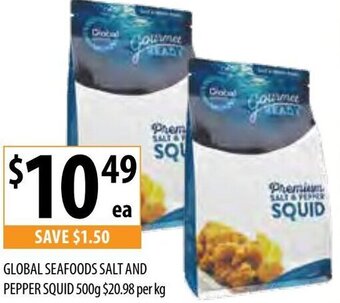 Global Seafoods Salt And Pepper Squid 500g