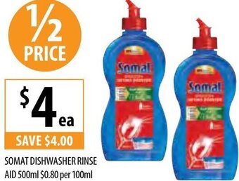 Supabarn Somat Dishwasher Rinse Aid 500ml offer
