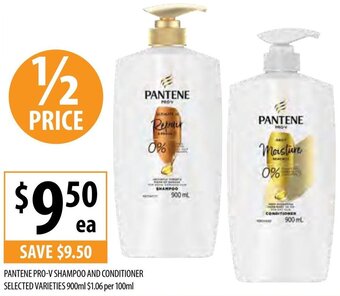 Supabarn Pantene Pro-V Shampoo And Conditioner Selected Varieties 900ml offer