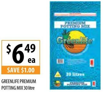 Supabarn Greenlife Premium Potting Mix 30 Litre offer