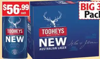 Liquor Stax Tooheys New 30 x 375ml offer