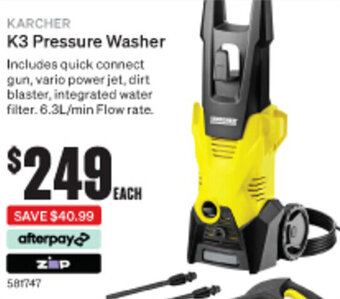 SuperCheap Auto Karcher K3 Pressure Washer offer