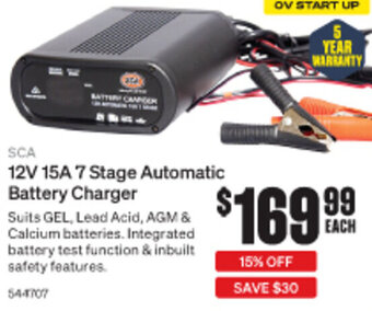 SuperCheap Auto SCA 12V 15A 7 Stage Automatic Battery Charger offer