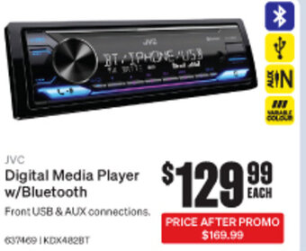 SuperCheap Auto JVC Digital Media Player W/Bluetooth offer