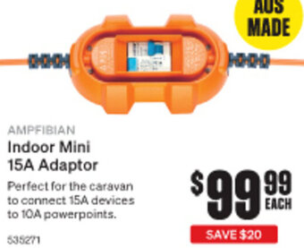 SuperCheap Auto Ampfibian Indoor Mini 15A Adaptor offer