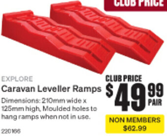 SuperCheap Auto Explore Caravan Leveller Ramps offer