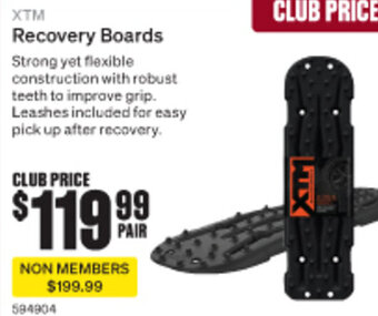 SuperCheap Auto XTM Recovery Boards offer