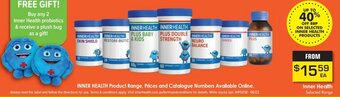 Pharmacy Direct Inner Health Selected Range offer