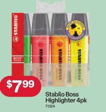 Australia Post Stabilo boss highlighter offer