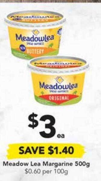 Drakes Meadow lea margarine offer