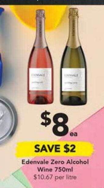 Edenvale zero alcohol wine