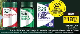 Pharmacy Direct Nature's Own Selected Range offer