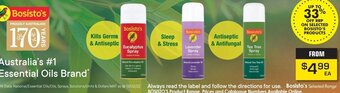 Pharmacy Direct Bosisto's Selected Range offer