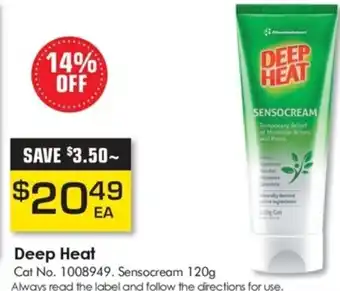 Deep Heat Sensocream 120 g