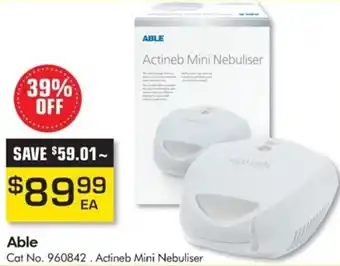 Able Actineb Mini Nebuliser