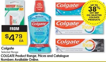 Colgate Selected Range
