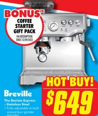 The Good Guys Breville The Barista Express Stainless Steel offer