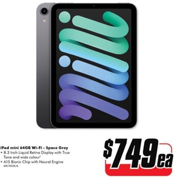 The Good Guys iPad mini 64GB Wi-Fi- Space Grey offer