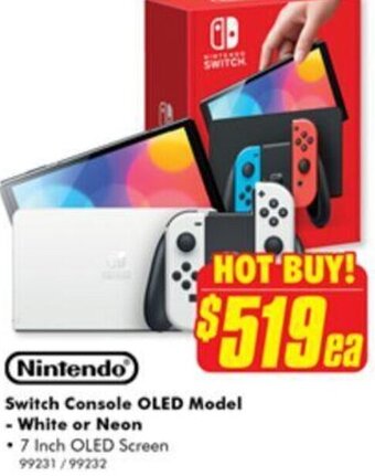 The Good Guys Nintendo Switch Console OLED Model offer