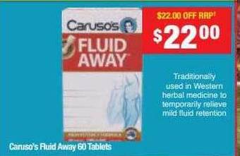 Caruso's fluid away