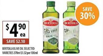 Supabarn Bertolli olive oil offer