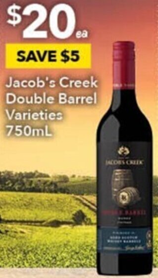 Jacob's Creek Double Barrel Varieties 750ml