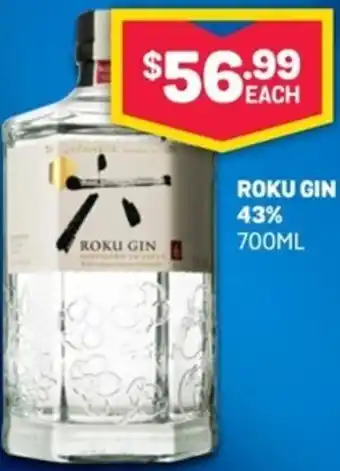 Roku Gin 43% 700ml
