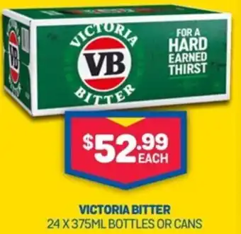 Bottlemart Victoria Bitter 24x375ml offer