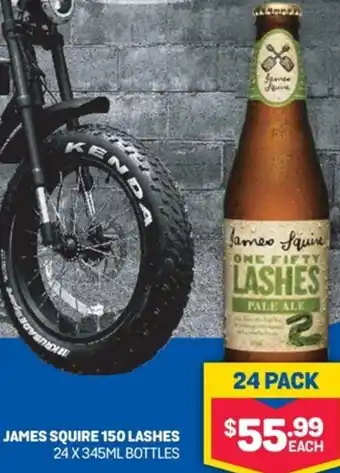 Bottlemart James Squire 150 Lashes 24x345ml offer