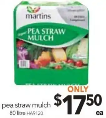 Cheap as Chips Pea Straw Mulch 80 Litre offer