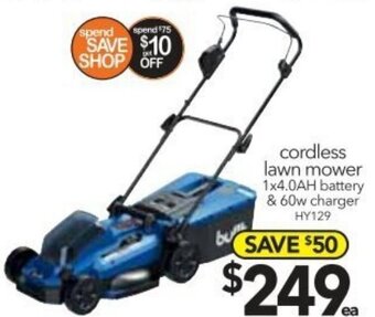 Cheap as Chips Cordless Lawn Mower offer