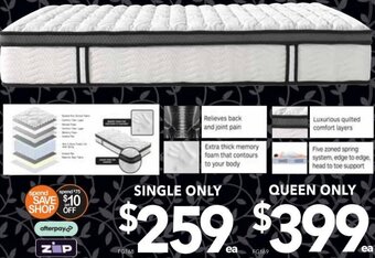 Cheap as Chips Dreamcom Mattress Single offer