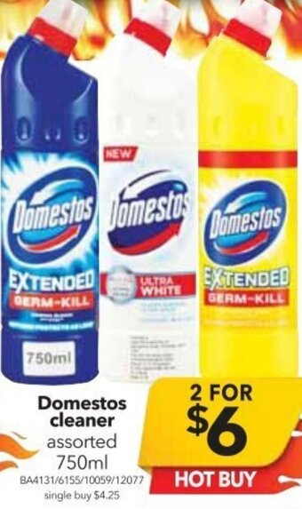 Cheap as Chips Domestos Cleaner 750ml offer