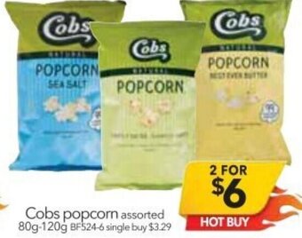 Cobs Popcorn 80g-120g