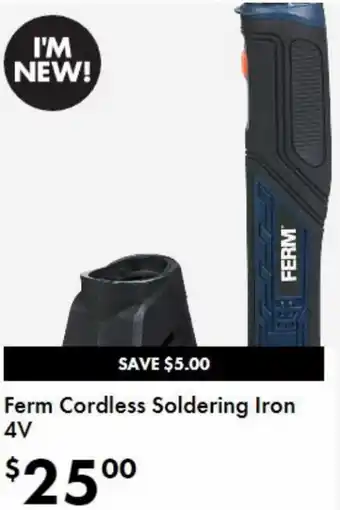 Ferm Cordless Soldering Iron 4V
