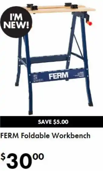 The Reject Shop Ferm Foldable Workbench offer