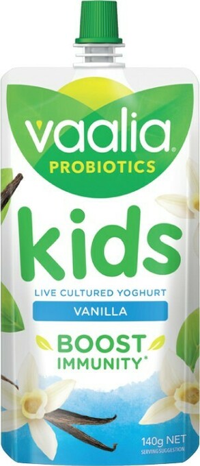IGA Vaalia Kids Squeezie Yoghurt 140g Selected Varieties offer