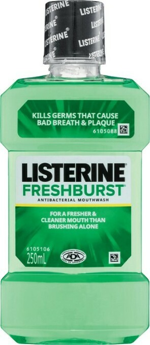 IGA Listerine Antibacterial Mouthwash 250mL Selected Varieties offer