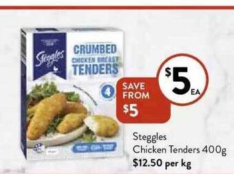 Foodworks Steggles chicken tenders offer